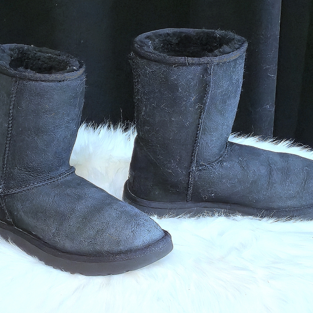 UGG Women's Black Seepskin Boots